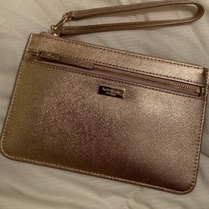KATE SPADE rose gold wallet NWT